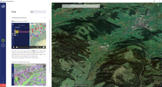 Atlas of Switzerland – online: Help