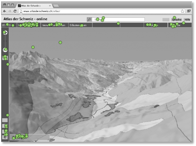 Click Map: Statistical atlas style